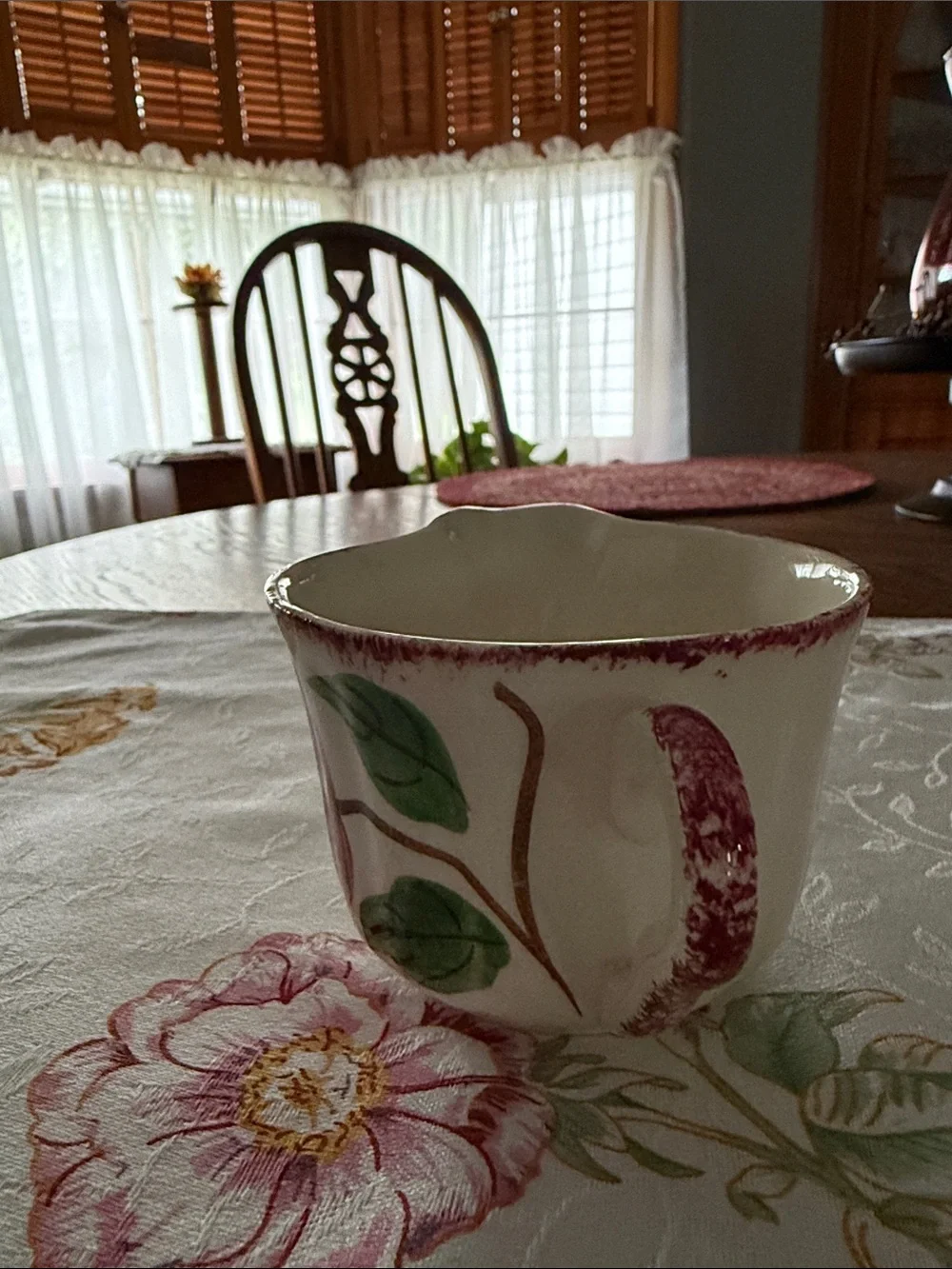 Blue Ridge Southern Pottery Apple Creamer